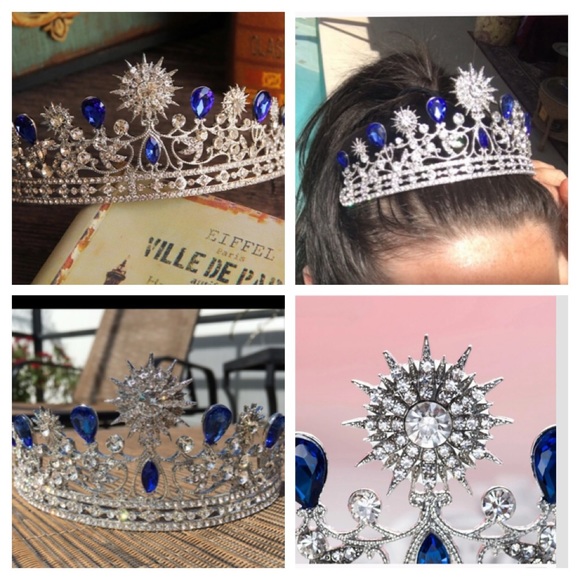 Accessories - 👸🏻NEW! sapphire and diamond royal crown